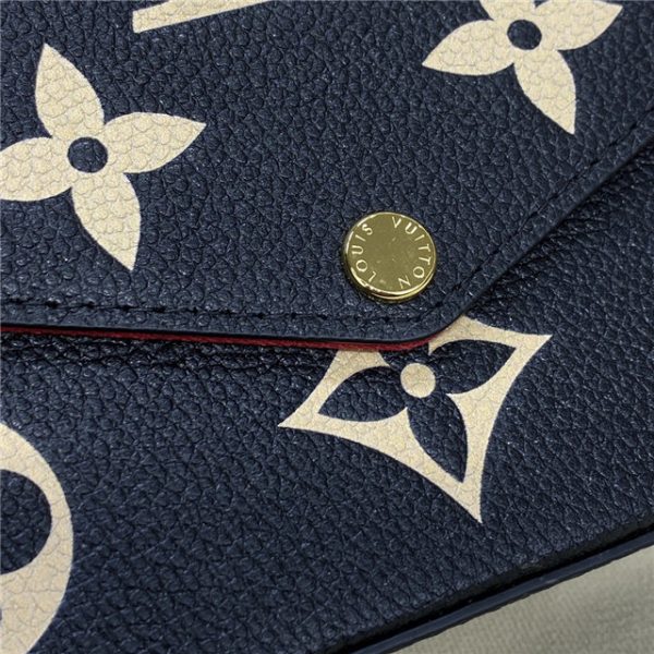 Louis Vuitton Pochette Felicie Bicolor Monogram Empreinte Leather - Image 7