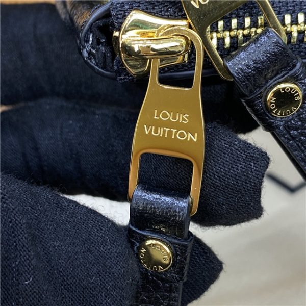 Louis Vuitton Double Zip Pochette Bicolor Monogram Empreinte Leather - Image 7