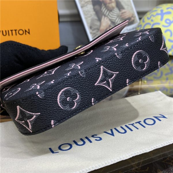 Louis Vuitton Felicie Strap & Go Autres Toiles Monogram Black - Image 5