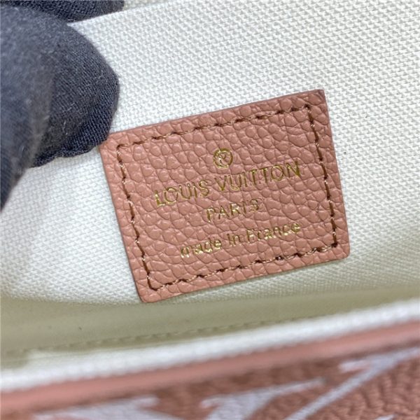 Louis Vuitton Pochette Felicie Bicolor Monogram Empreinte Leather Pink - Image 9