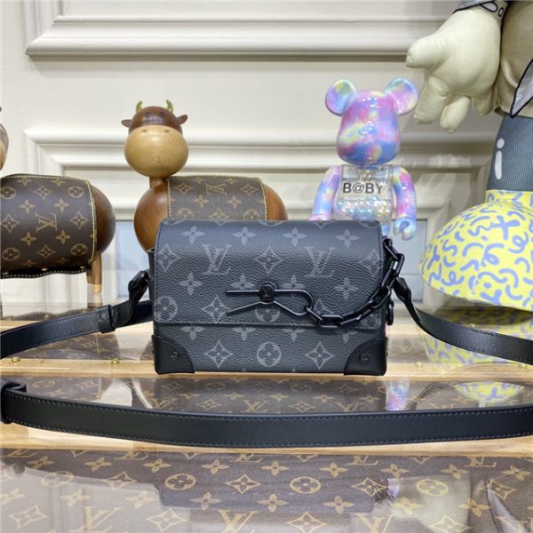 Louis Vuitton Steamer Wearable Wallet Monogram Eclipse Canvas - Image 2