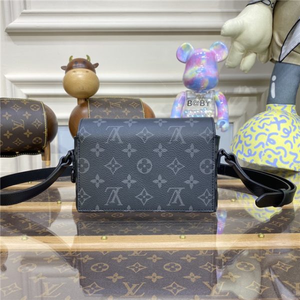 Louis Vuitton Steamer Wearable Wallet Monogram Eclipse Canvas - Image 5