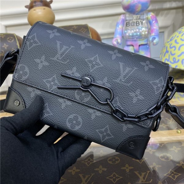 Louis Vuitton Steamer Wearable Wallet Monogram Eclipse Canvas - Image 7