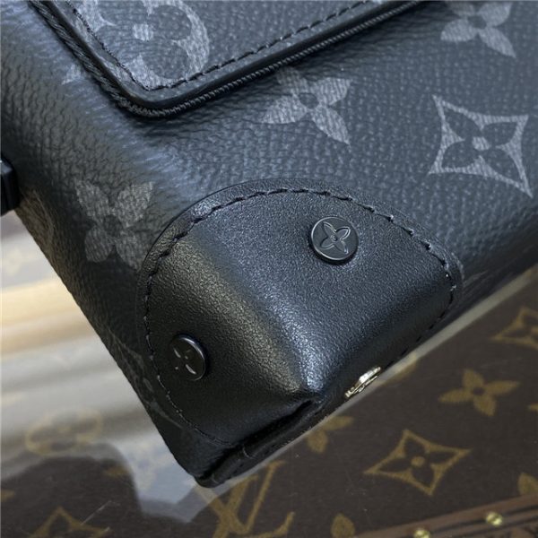 Louis Vuitton Steamer Wearable Wallet Monogram Eclipse Canvas - Image 9