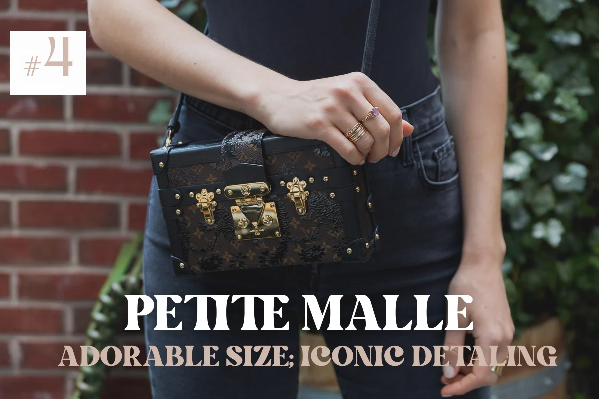 Louis Vuitton PETITE MALLE, Adorable size; iconic detailing